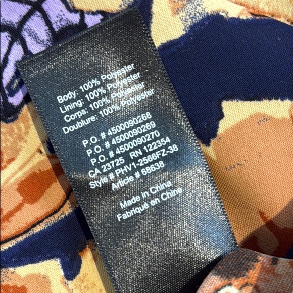 Aritiza Babaton Blue and Orange Floral Tank Top Camisole Size Small - Picture 8 of 8